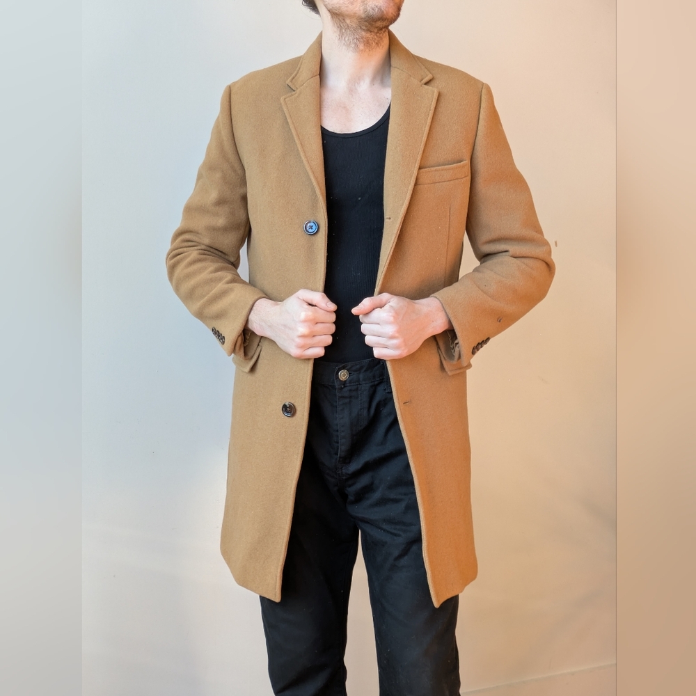 J. Crew Factory Men's Wool Blend Thompson Topcoat | Size 42